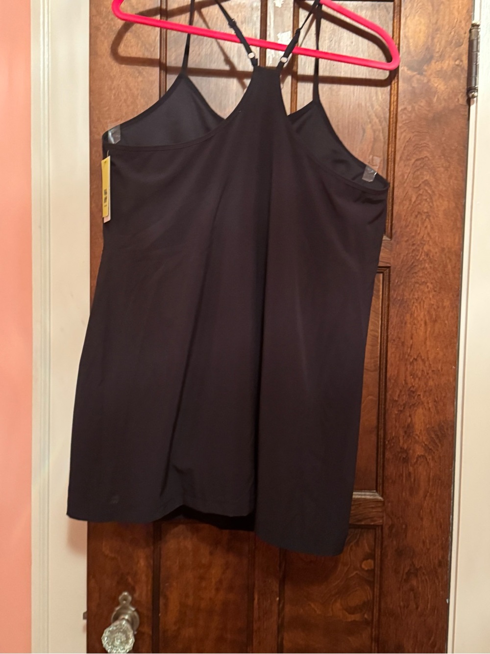 all in motion Black Sleeveless Strappy athletic Tank Dress